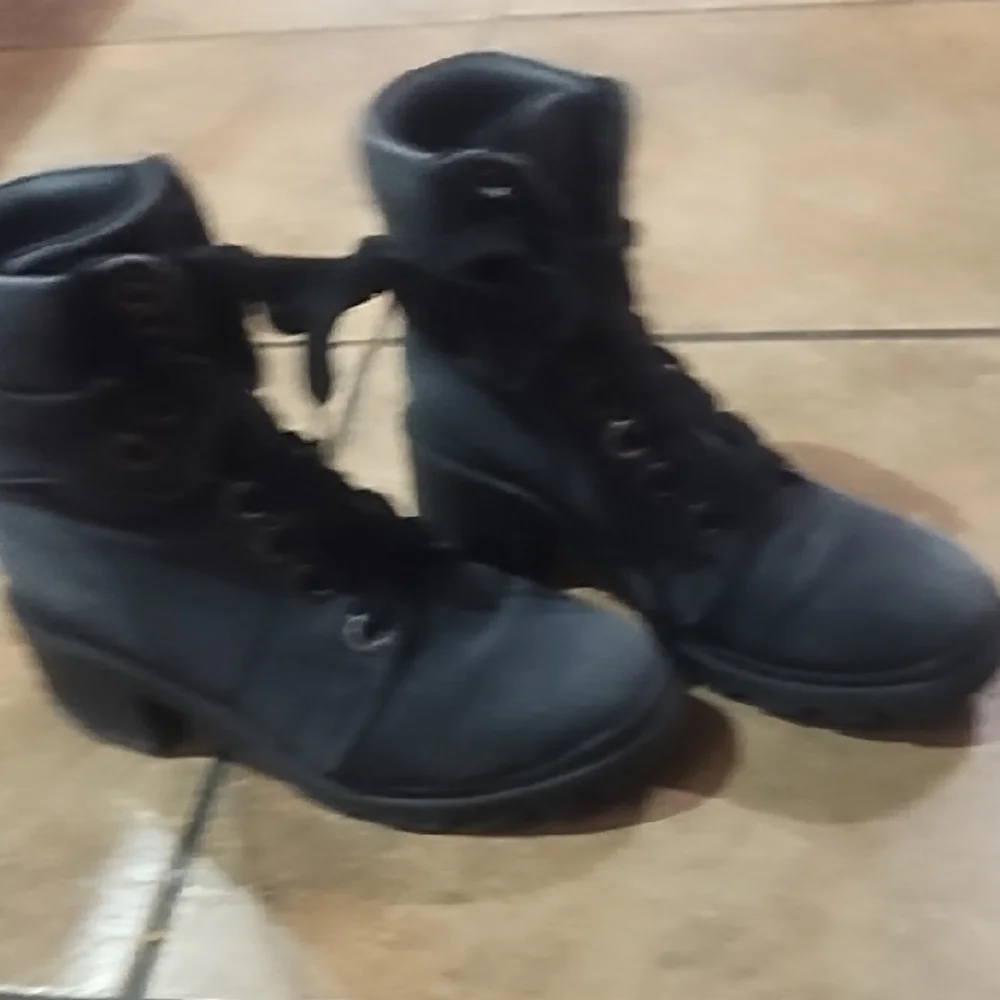 Dr. Martens Black Combat Boots - Picture 3 of 5